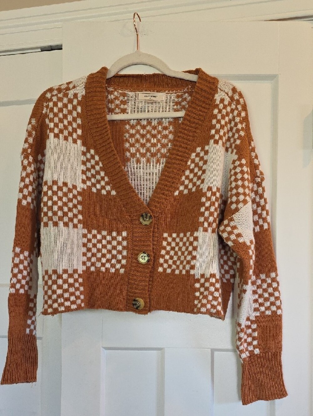 SHEIN Mixed Knit Sweater Bundle in Rust, Cream, Tan, Mauve - Picture 2 of 11